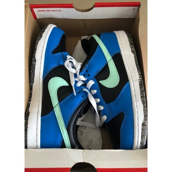 **SOLD**NIB NIKE Dunk Low SE GS E Black Mint Foam Blue Size 6Y (7.5/8 W) - Picture 12 of 14
